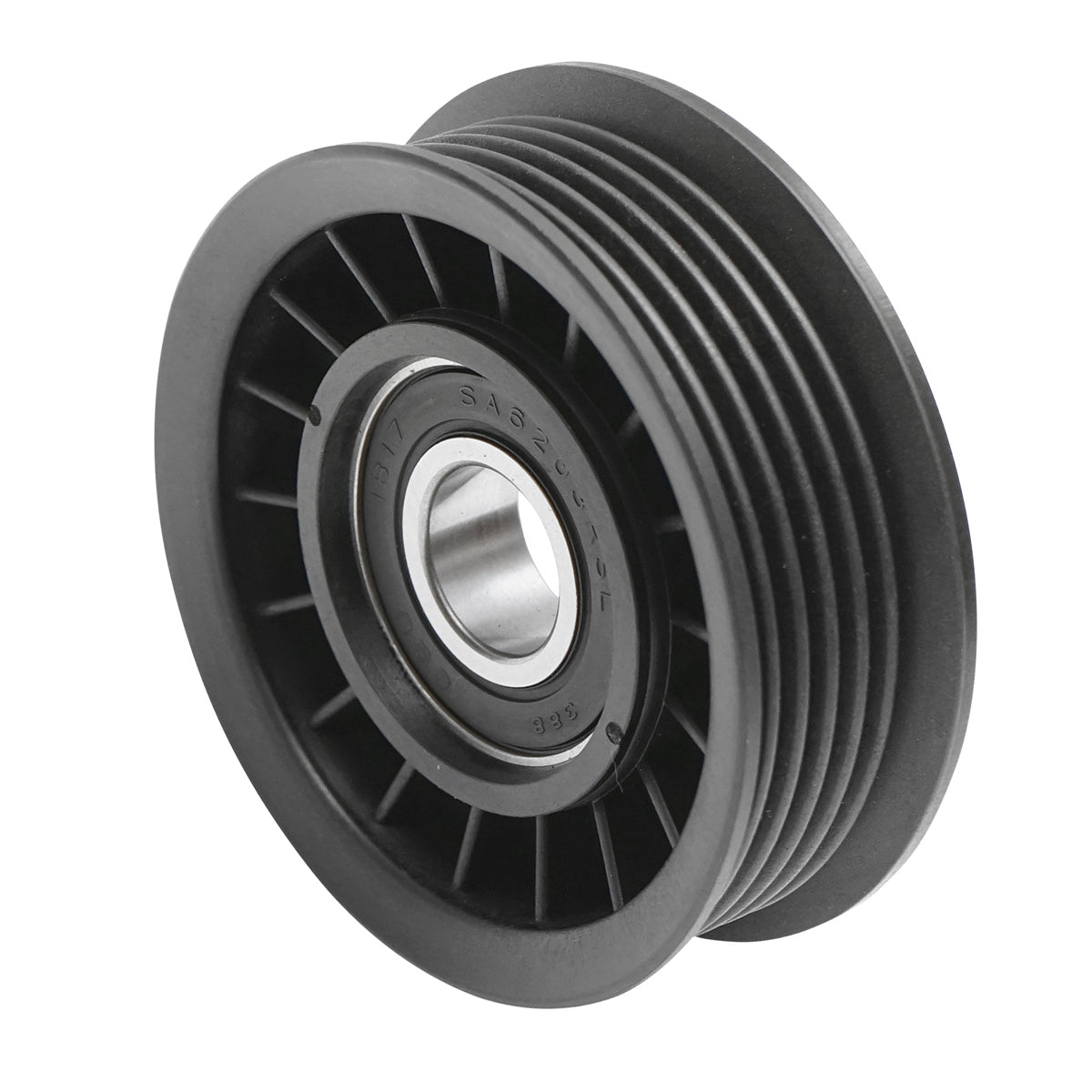 Belt tensioner pulley for New Holland, Ford OEM code 83995241, F0NN8A618AA, FNN8A618AA, 84412927 Breckner Germany